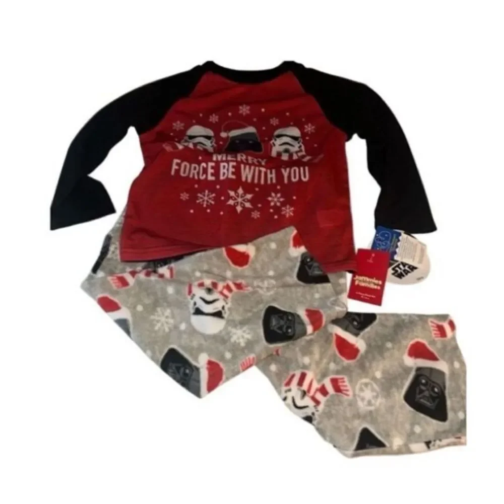 *NEW* Star Wars boys size 4 two piece pj set